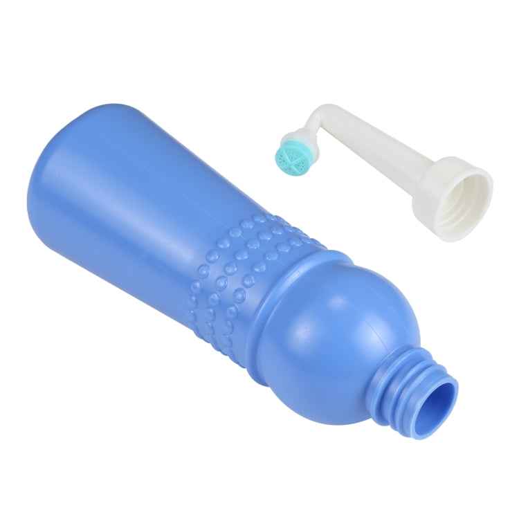 MDT-002 500ml Portable Handheld Travel Bidet Women Vaginal Washing Sprayer, (Dark Blue), (Blue)