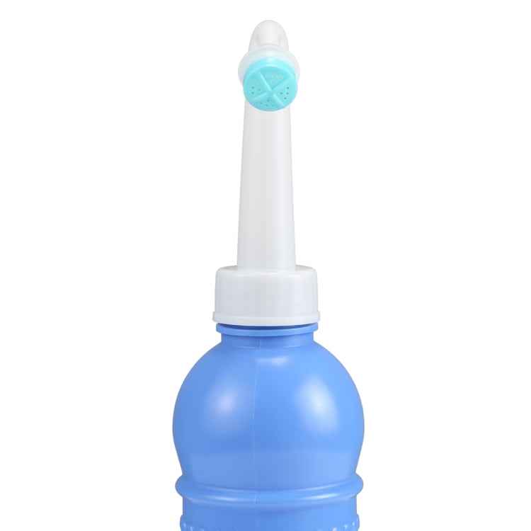 MDT-002 500ml Portable Handheld Travel Bidet Women Vaginal Washing Sprayer, (Dark Blue), (Blue)