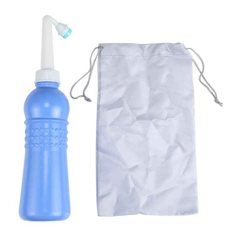 MDT-002 500ml Portable Handheld Travel Bidet Women Vaginal Washing Sprayer, (Dark Blue), (Blue)