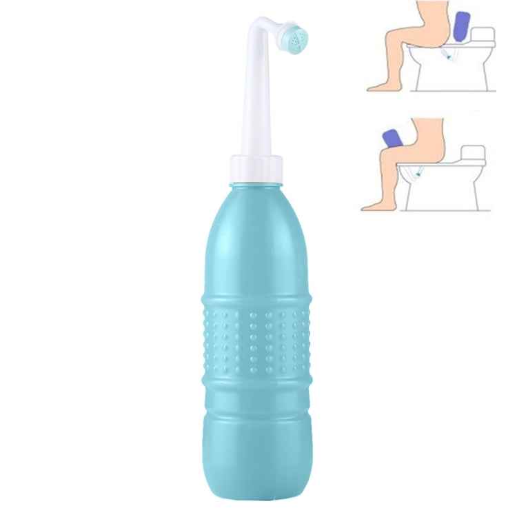 MDT-002 500ml Portable Handheld Travel Bidet Women Vaginal Washing Sprayer, (Dark Blue), (Blue)