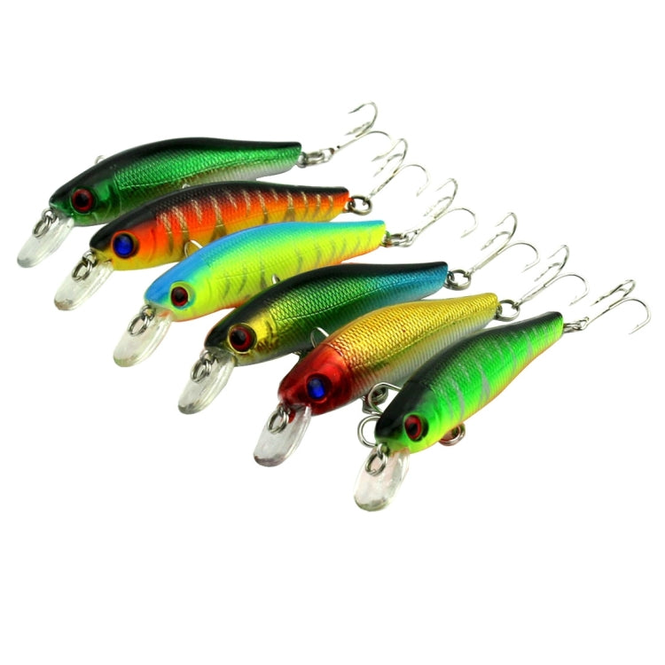 HENGJIA 6 PCS 8.5cm 8.9g Minnow Plastic Hard Baits Fishing Lures Set Fishing Tackle Baits, 6 PCS 8.5cm 8.9g