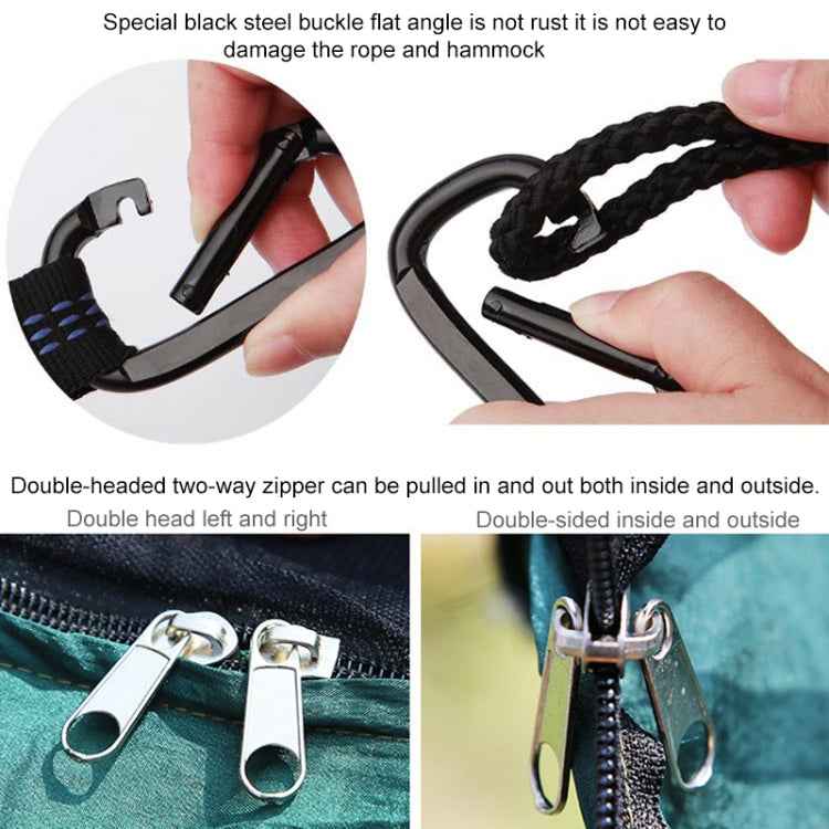 Portable Outdoor Parachute Hammock with Mosquito Nets