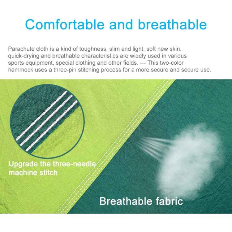 Portable Outdoor Parachute Hammock with Mosquito Nets