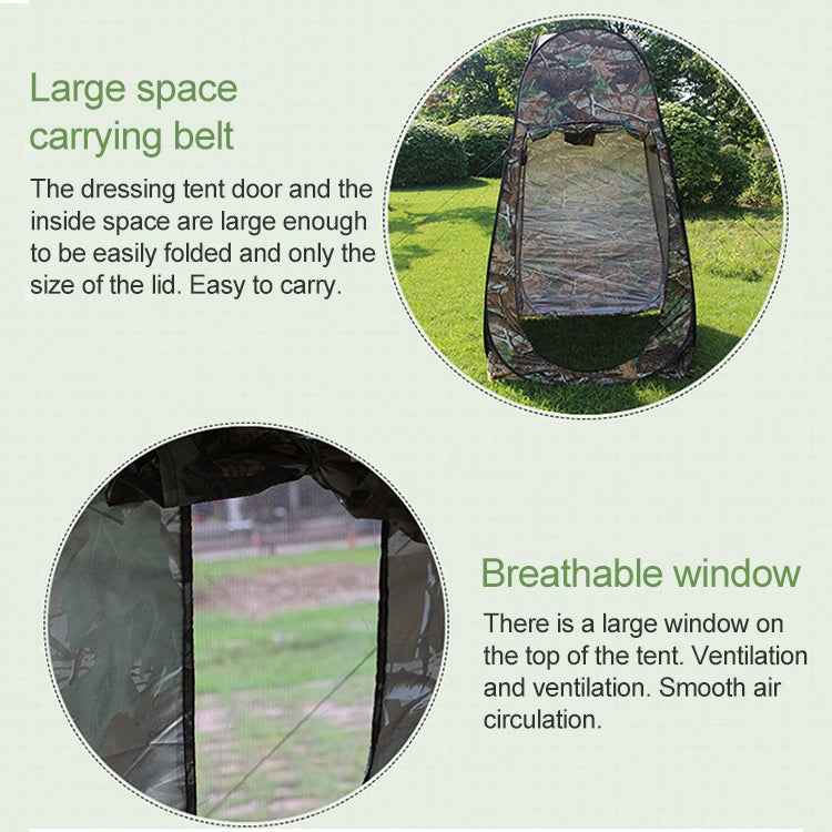 Aotu AT6505 Clothes Changing Bathing Tent with Window, Size: 195x120x120cm