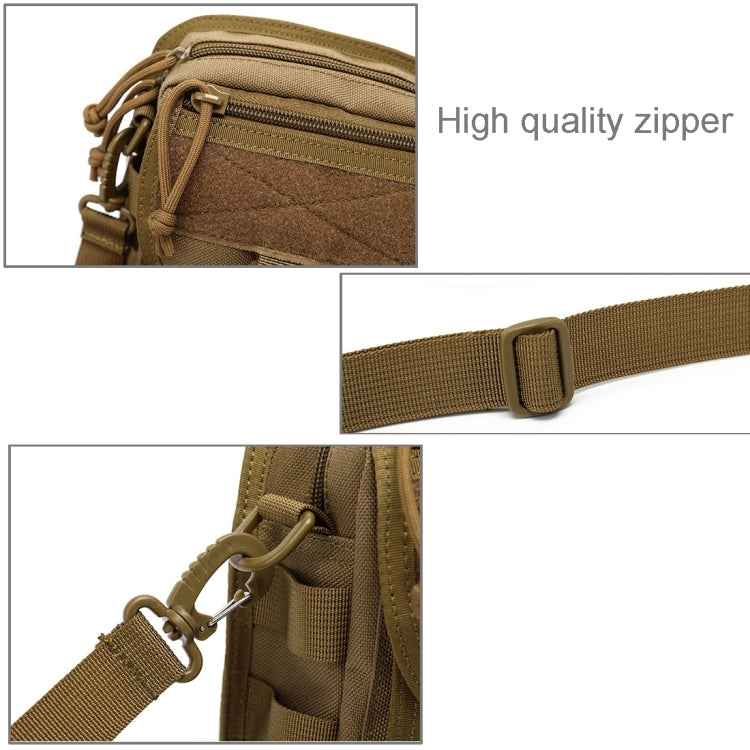INDEPMAN DL-B020 Fashion Army Style Oxford Cloth Package Crossbody Bag Shoulder Sling Bag Hand Bag Messenger Bag, Size: 17 x 15 x 8 cm