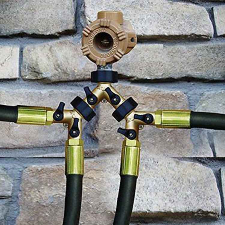 2 In 1 Household Water Tap Valve Shunt Connector