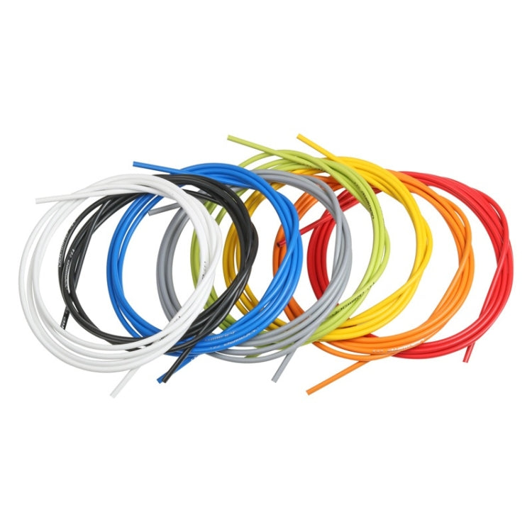 Universal Bicycle Variable Speed Cable Tube Set, White, Yellow, Black, Orange, Green, Grey, Blue, Red
