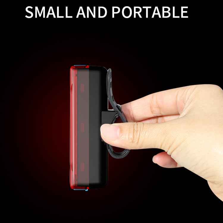 A02 Bicycle Taillight Bicycle Riding Motorcycle Electric Car LED Mountain Bike USB Charging Safety Warning Light (50 Hours, Color Box)