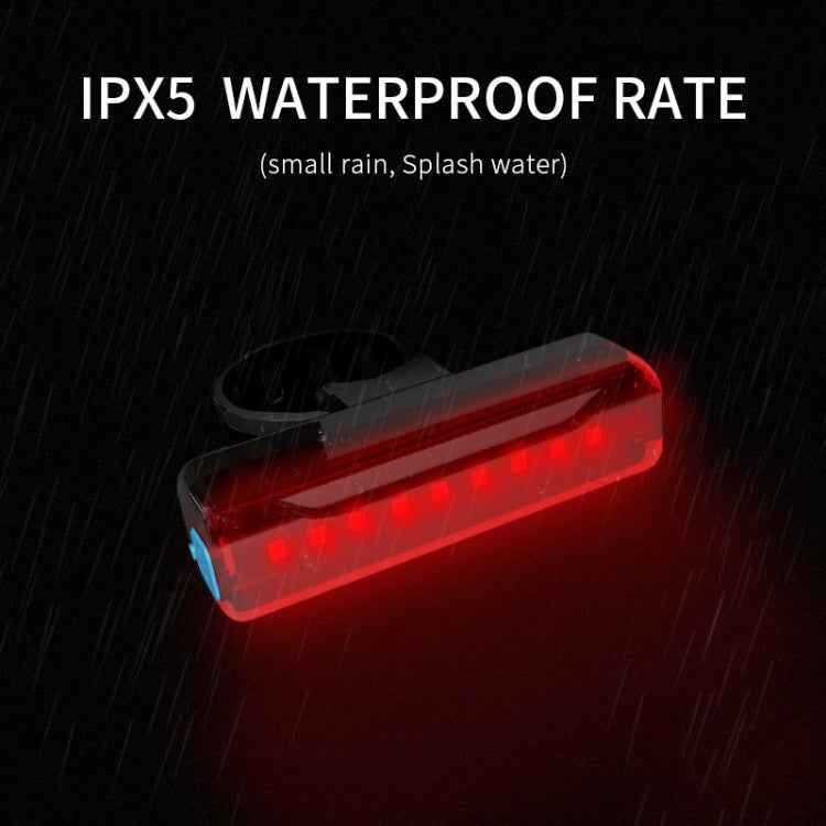 A02 Bicycle Taillight Bicycle Riding Motorcycle Electric Car LED Mountain Bike USB Charging Safety Warning Light (50 Hours, Color Box)