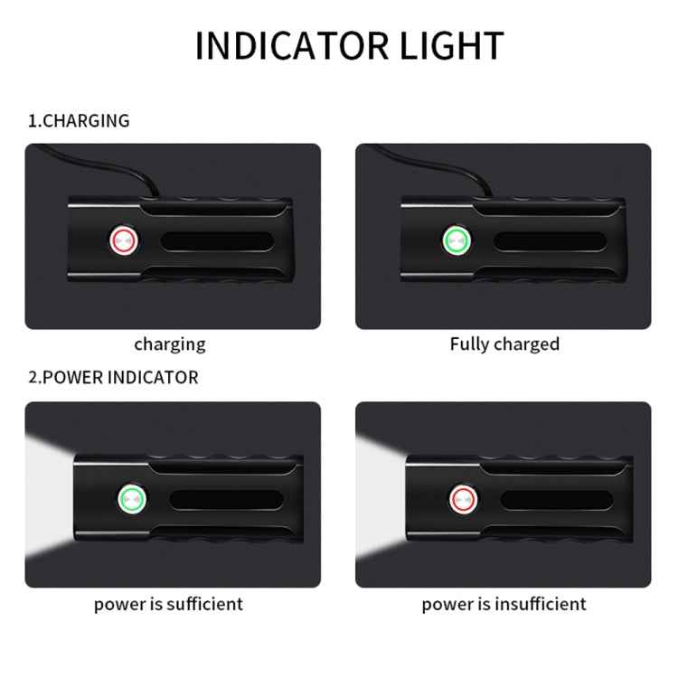 BX3 USB Charging Bicycle Light Front Handlebar Led Light (10 Hours, T6+A02 Lamp)