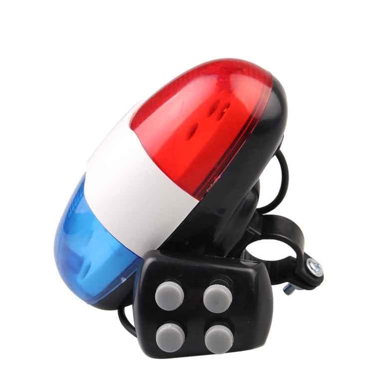 Bicycle 4 Tone Electronic Horn Mountain Bike LED Tail Light Bicycle Multifunction Horn