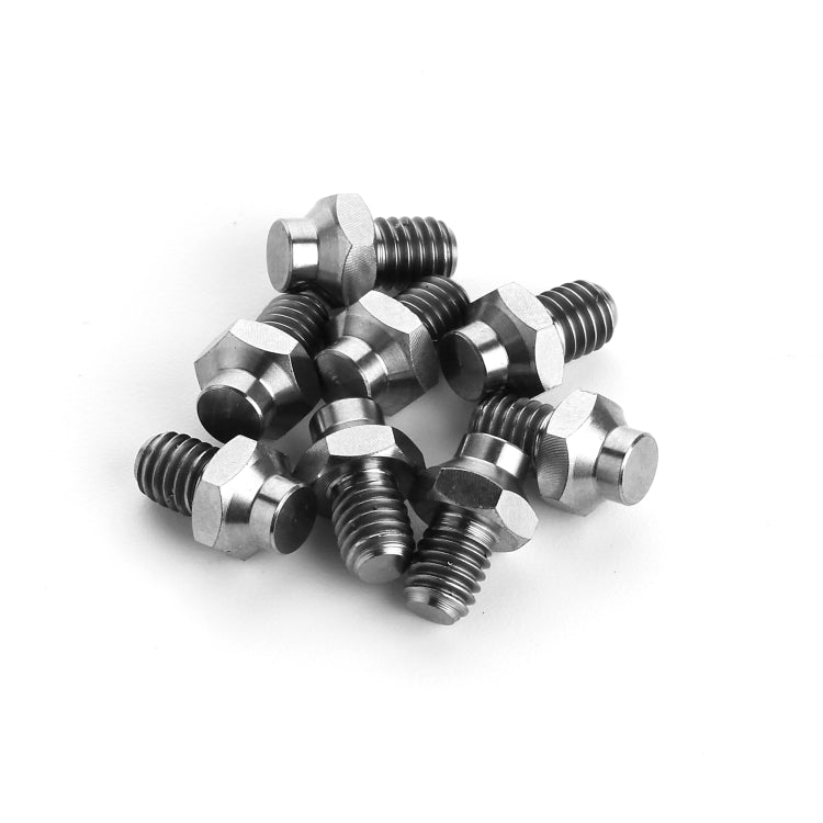 8 PCS/Set Titanium Alloy Bicycle Pedal Anti-slip Screw M4