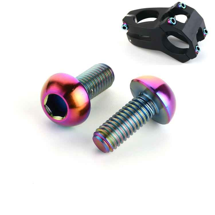 2 PCS Bicycle Accessories Titanium Bottle Cage Screw M5 12mm