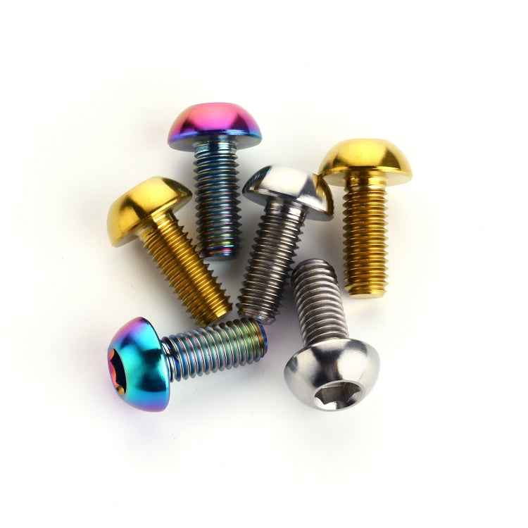 2 PCS Bicycle Accessories Titanium Bottle Cage Screw M5 12mm