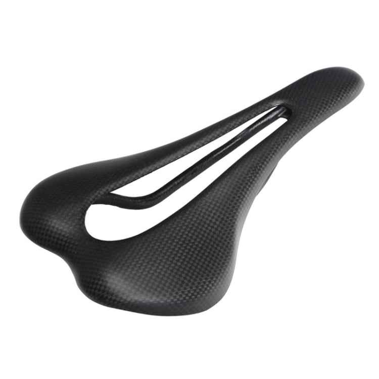 TOSEEK Road Bike Carbon Fiber Seat Bicycle Hollow Seat Saddle, 3K Texture + Extinction