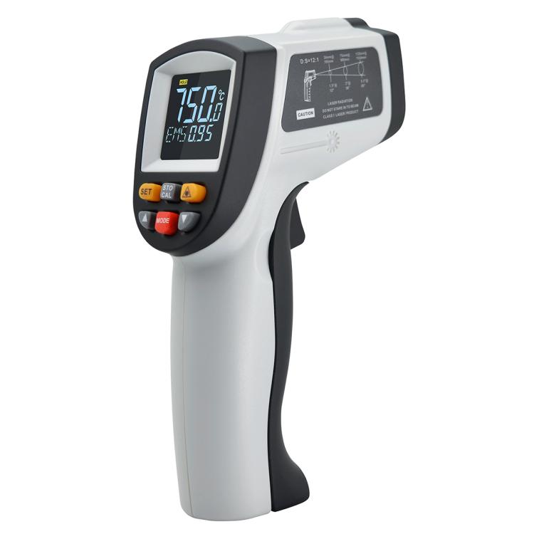 GT750 Portable Digital Laser Point Infrared Thermometer, Temperature Range: -50-750 Celsius Degree without Battery