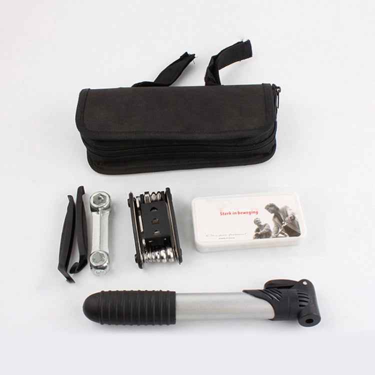 Bicycle Repair Tools Bike Tire Kit Bicycle Pump Puncture Repair Tool Bag