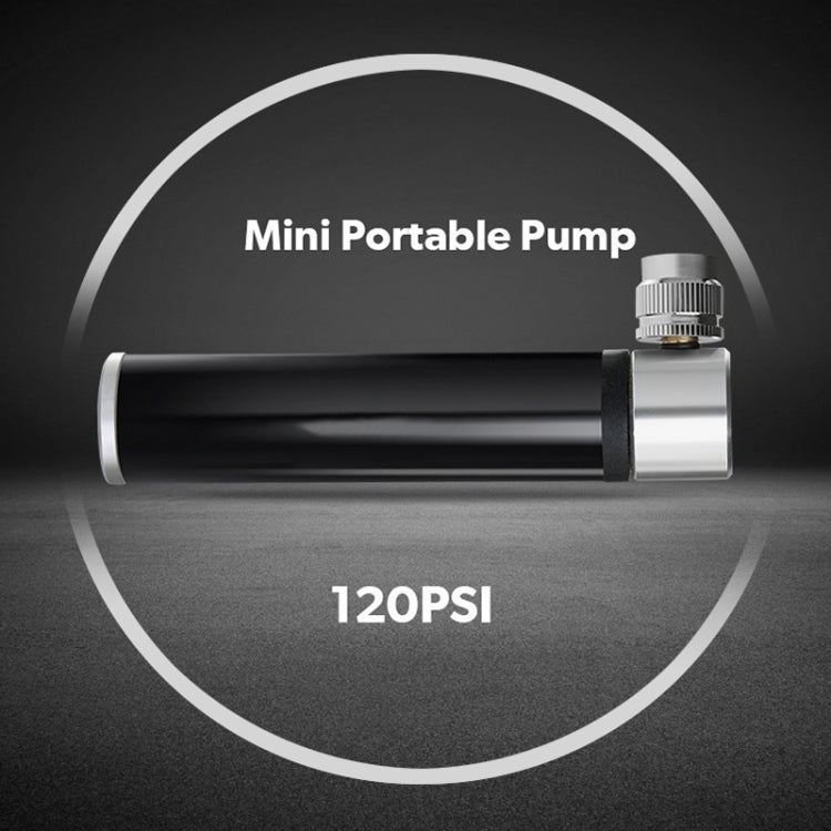 Manual Mini Portable Bicycle Aluminum Alloy Pump+ Glue-free Tire Patch + Fish-shaped Tire Lever