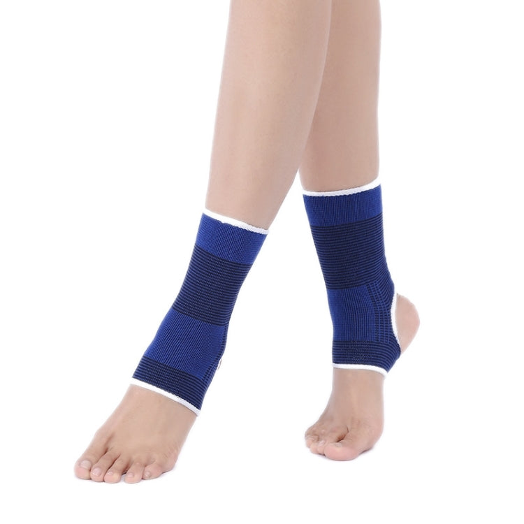 2 PCS Elastic Sports Ankle Support Guards, Size: 19 x 8cm (Royal Blue), Ankle Support Size: 8 x 19cm