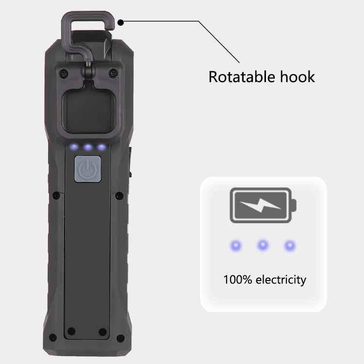 1902B Flashlight Rechargeable Lantern 4 Lighting Mode