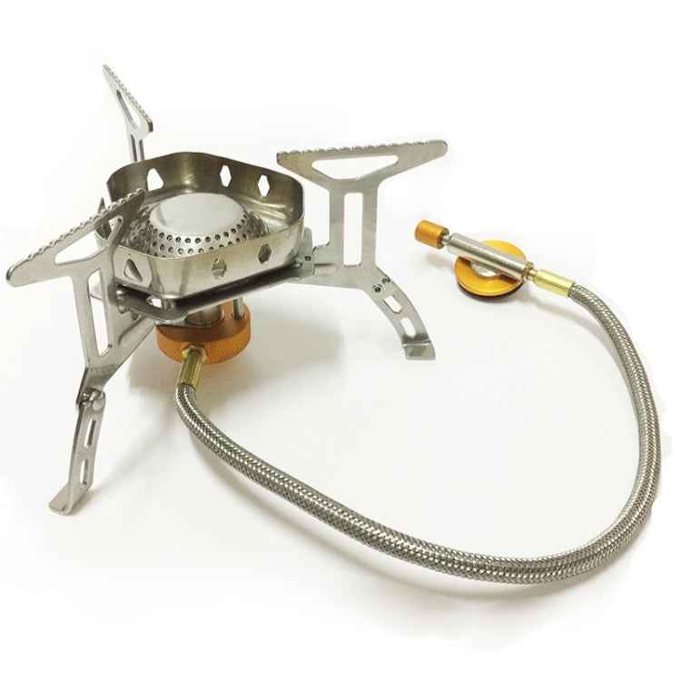 S187 Outdoor Portable Mini Stainless Steel Camping Stove Windproof Gas Stove