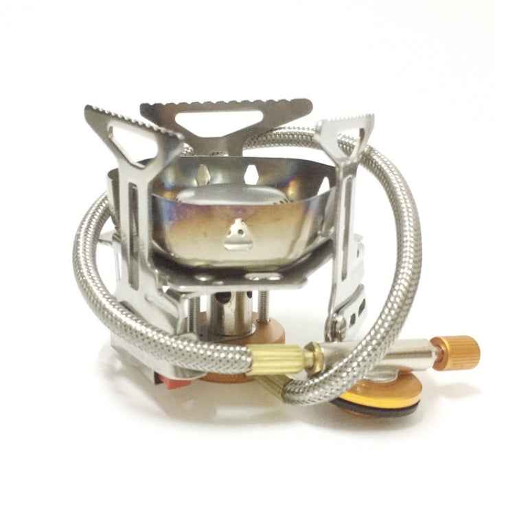 S187 Outdoor Portable Mini Stainless Steel Camping Stove Windproof Gas Stove