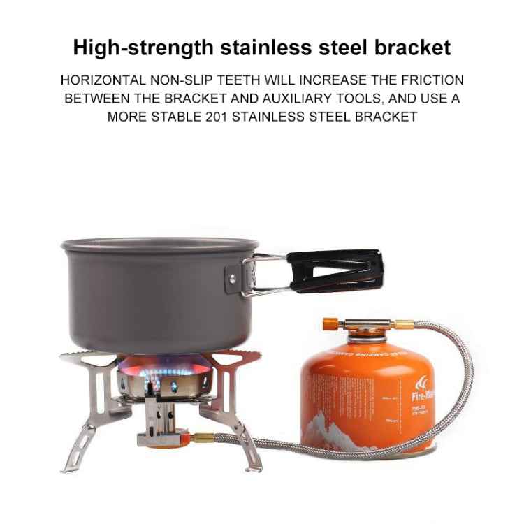 S187 Outdoor Portable Mini Stainless Steel Camping Stove Windproof Gas Stove