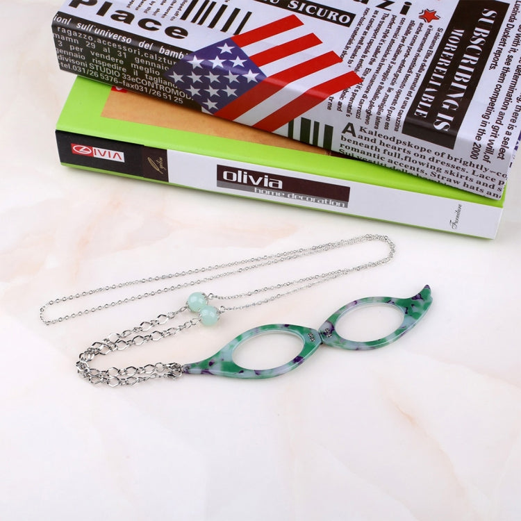 Necklace Pendant Handheld Folding Reading Glasses + 1.50D Rndom Color Delivery, 1.50D