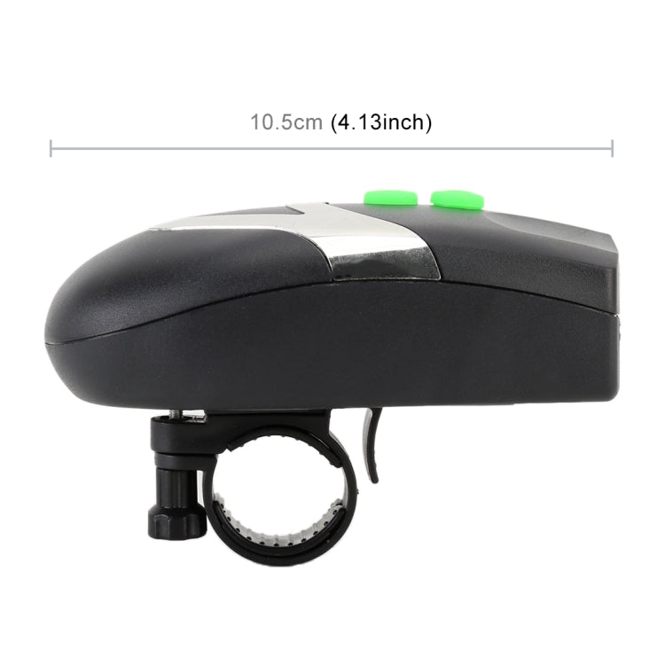 Mountain Bike Headlight Horn LED Flashlight Bicycle Electric Horn, with Light, Electric Horn with Light