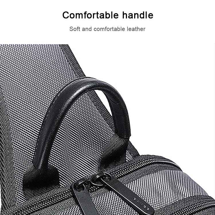 BANGE Men Security USB Chest Bag Portable Outdoor Shoulder Bag