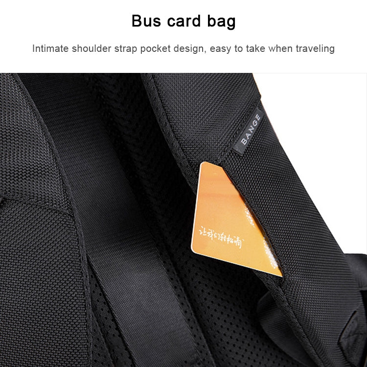 BANGE Men Leisure Business Backpack Travel Large Capacity Student Shoulders Bag, BANGE Shoulders Bag