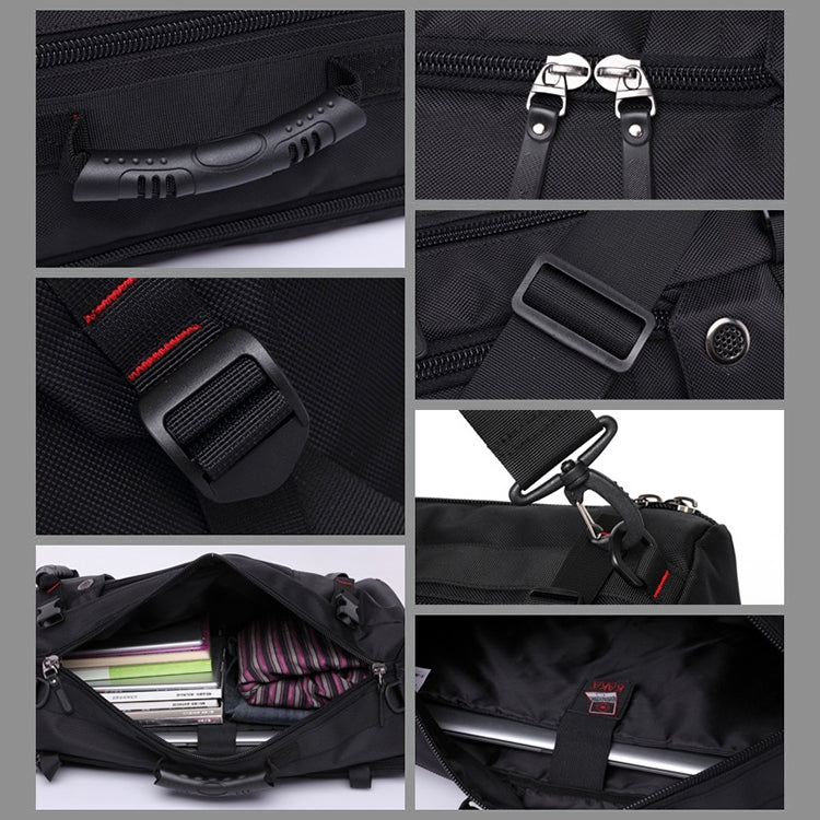 KAKA Large Capacity Backpack Men Travel Bag Leisure Student Waterproof Shoulders Bag with Lock, KAKA Shoulders Bag