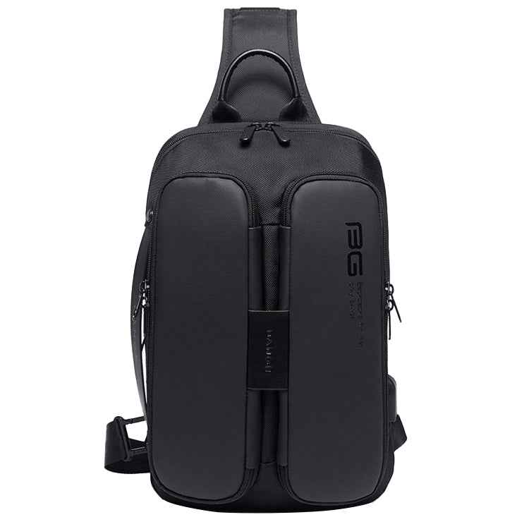 BANGE Fashion Casual Shoulder Bag Outdoor USB Chest Bag
