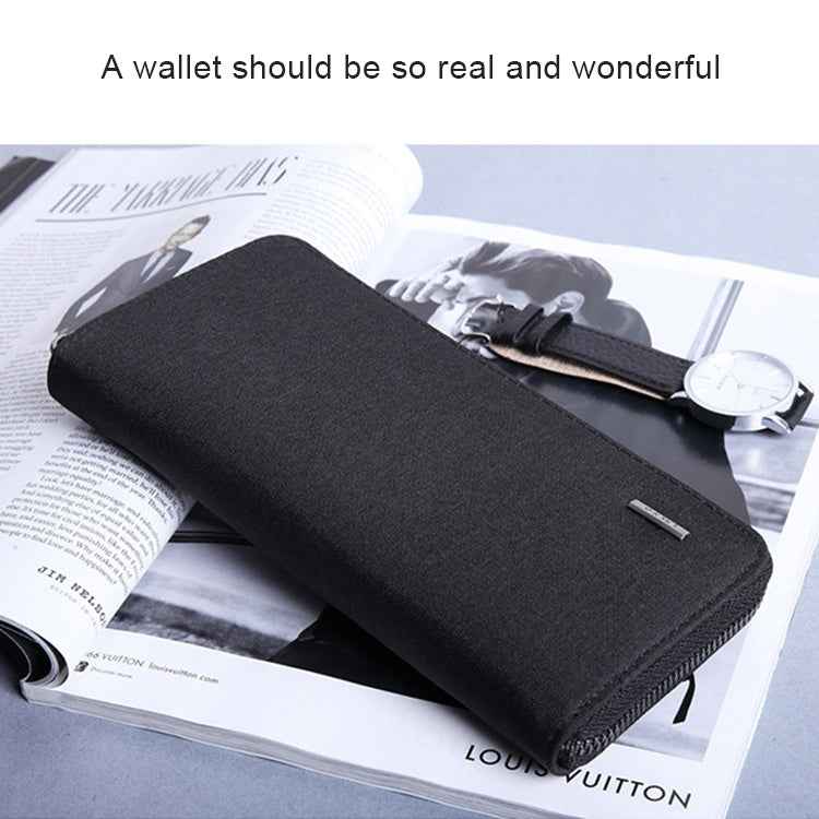 KAKA Men Long Wallet Oxford Cloth Hand Bag Simple Fashion Student Wallet