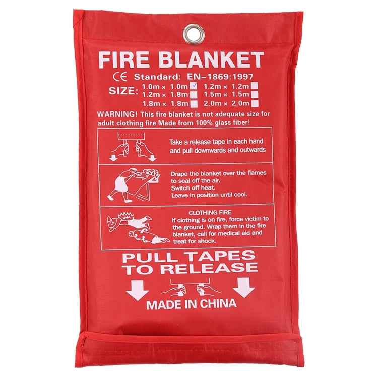 Emergency Survival Fire Blanket Shelter Safety Protector Extinguishers Tent, Size: 1.8×1.8m