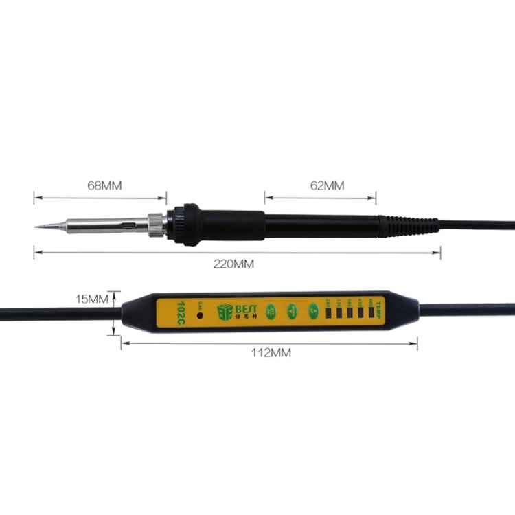 BEST Adjustable Temperature Electric Soldering Iron Welding Solder Station Heat Pencil, EU Plug