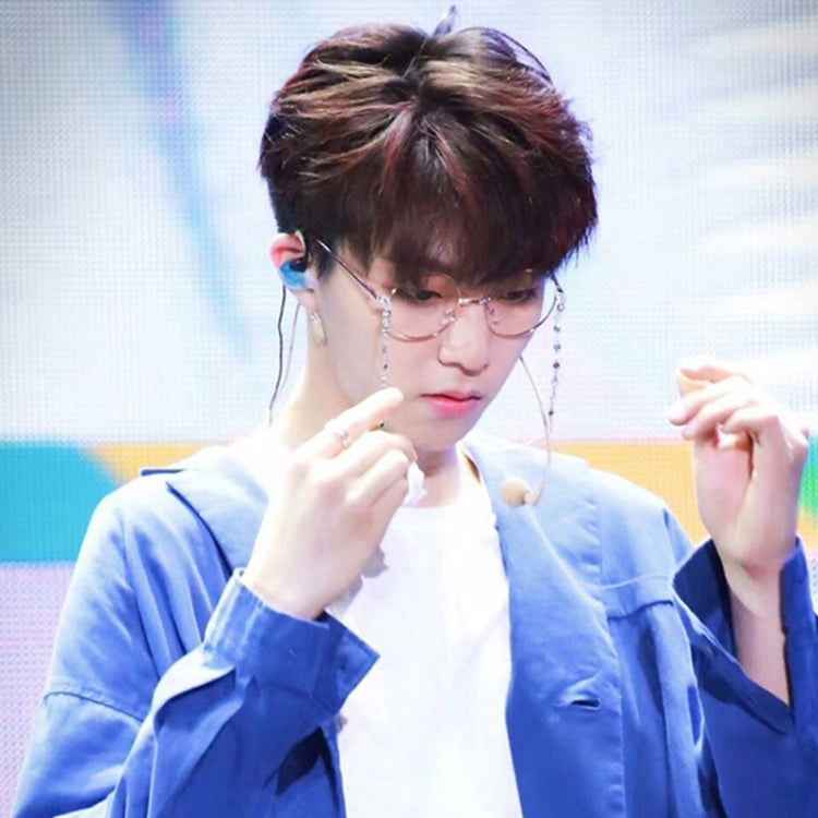 Star Style Stained Glass Presbyopic Myopic Eyeglasses Chain, Stained Eyeglasses Chain