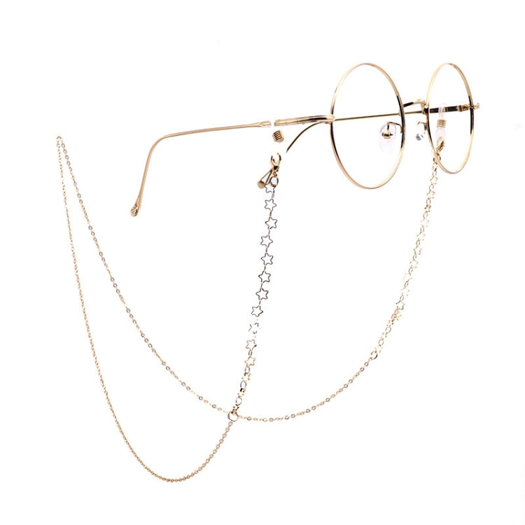 Stars Style Hollow Fashion Simple Eyeglasses Chain, 2 PCS Eyeglasses Chain