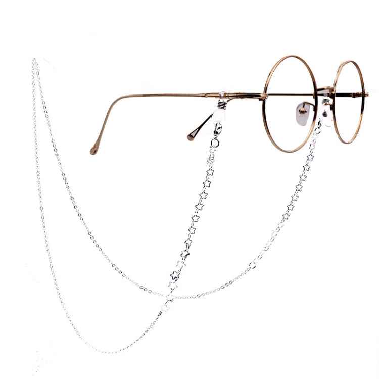 Stars Style Hollow Fashion Simple Eyeglasses Chain, 2 PCS Eyeglasses Chain
