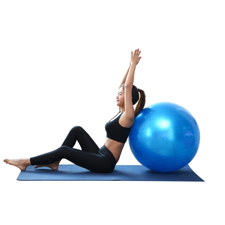 Thickening Explosion-proof Big Yoga Ball Sport Fitness Ball Environmental Pregnant Yoga Ball, Diameter: 55cm, 55cm(Pink), 55cm(Blue)