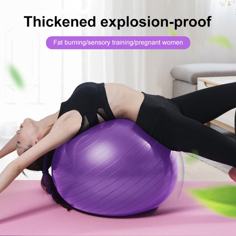 Thickening Explosion-proof Big Yoga Ball Sport Fitness Ball Environmental Pregnant Yoga Ball, Diameter: 55cm, 55cm(Pink), 55cm(Blue)