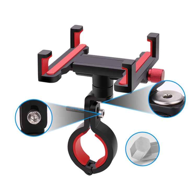 GB0143 360 Degree Rotating Aluminum Alloy Bicycle Phone Holder