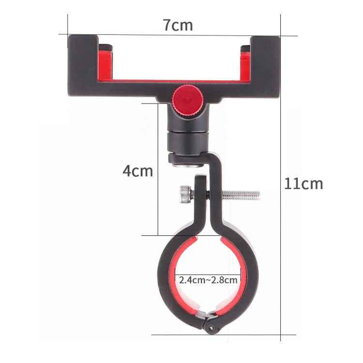GB0143 360 Degree Rotating Aluminum Alloy Bicycle Phone Holder