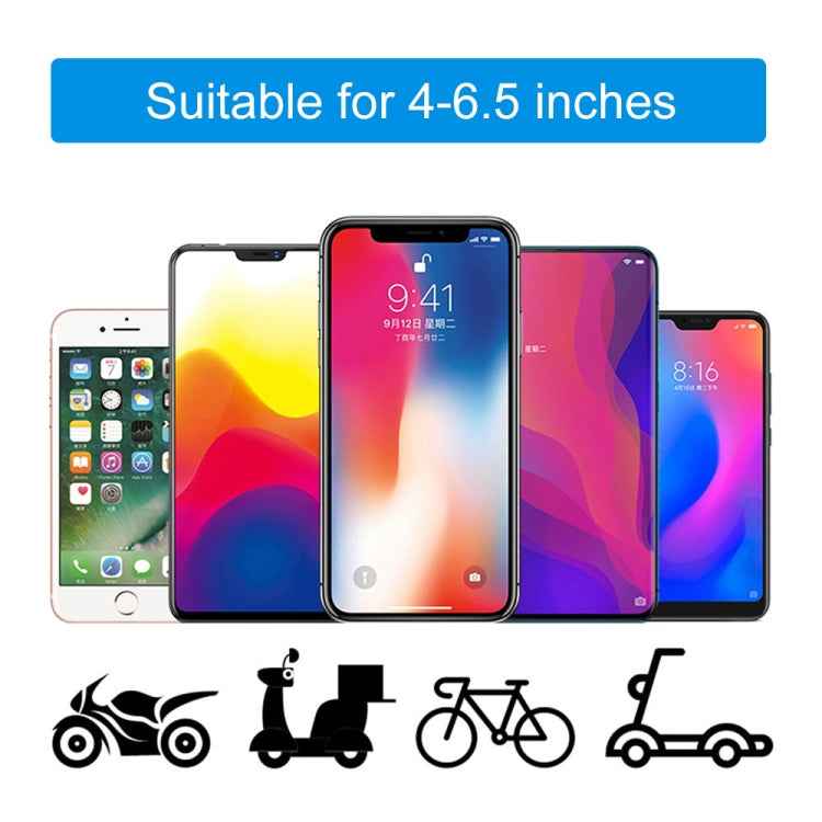 GB0143 360 Degree Rotating Aluminum Alloy Bicycle Phone Holder