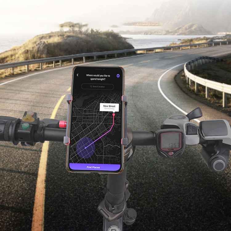 GB0143 360 Degree Rotating Aluminum Alloy Bicycle Phone Holder