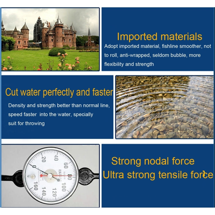 HENGJIA Colorful 5.0# 0.37mm 50LB 22.6kg Tension 300m Extra Strong 4 Shares Braid PE Fishing Line Kite Line, 5.0# 0.37mm 50LB