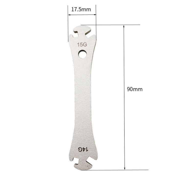 BIKERSAY BT025S Stainless Steel Bicycle Spoke Wrench