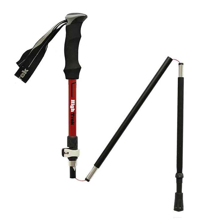 Outdoor Mountaineering Portable Foldable Ultra light Aluminium Alloy Alpenstocks Trekking Poles, Length : 35-125CM