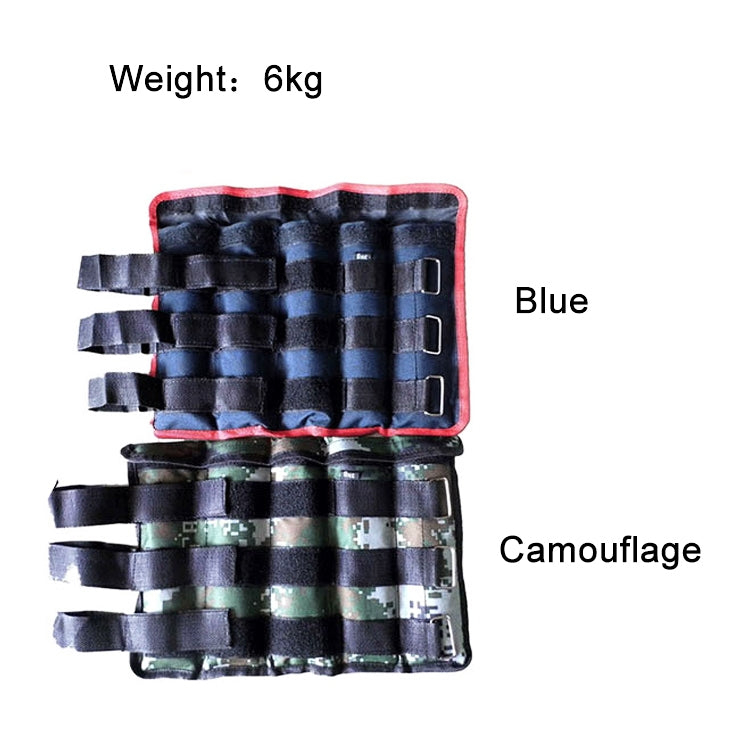 A Pair of Selling Fitness Loading Equipment Ankle Weights Gaiter Sandbags, Adjustable Invisible Running Sports Sandbags, Weight: 6kg, Weight: 6kg