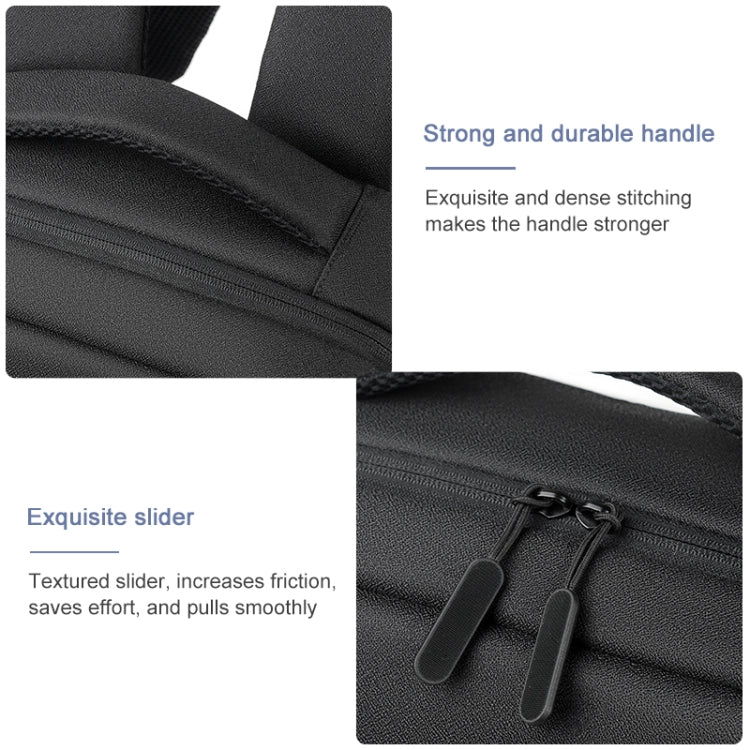 OUMANTU 9003 Business Laptop Bag Oxford Cloth Large Capacity Backpack with External USB Port, OUMANTU 9003